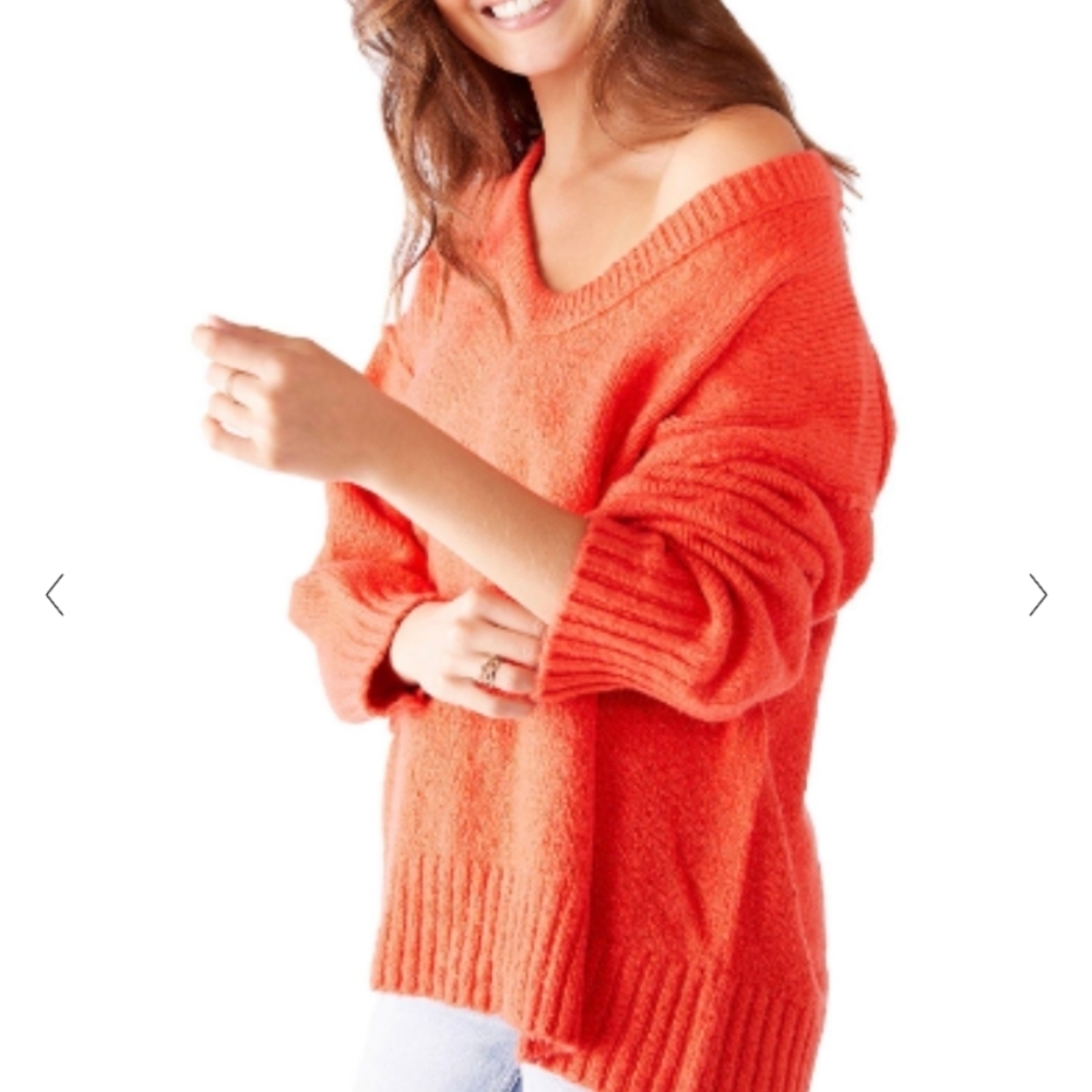Free People Brookside Tunic Sweater Pullover Baggy Slouchy Oversized Size S